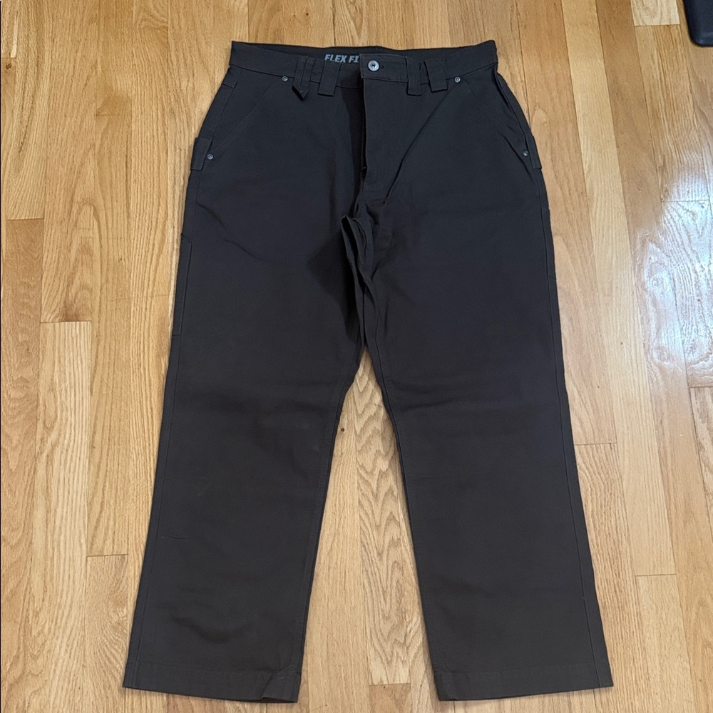 Duluth Trading Co Men's Dark Brown Cargo Pants